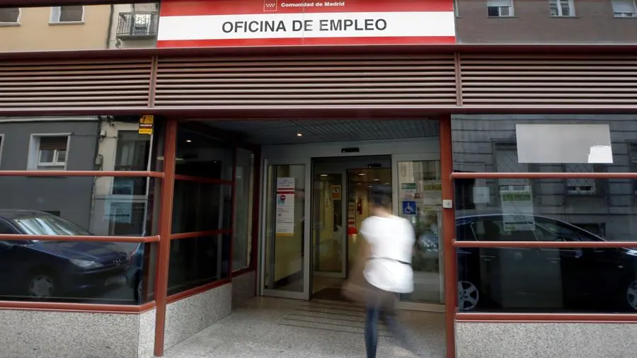 Vista de una oficina de empleo