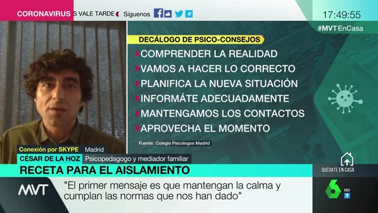 Crear rutinas agradables e identificar nuestros sentimientos: las recomendaciones de un psicólogo para la cuarentena por coronavirus Crear rutinas agradables e identificar nuestros sentimientos: las recomendaciones de un psicólogo para la cuarentena por coronavirus