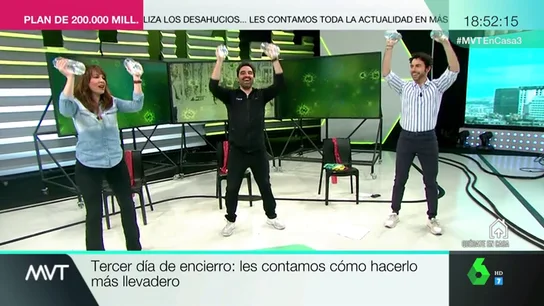 El entrenador personal Ángel Merchán nos propone una serie de ejercicios ejercicio