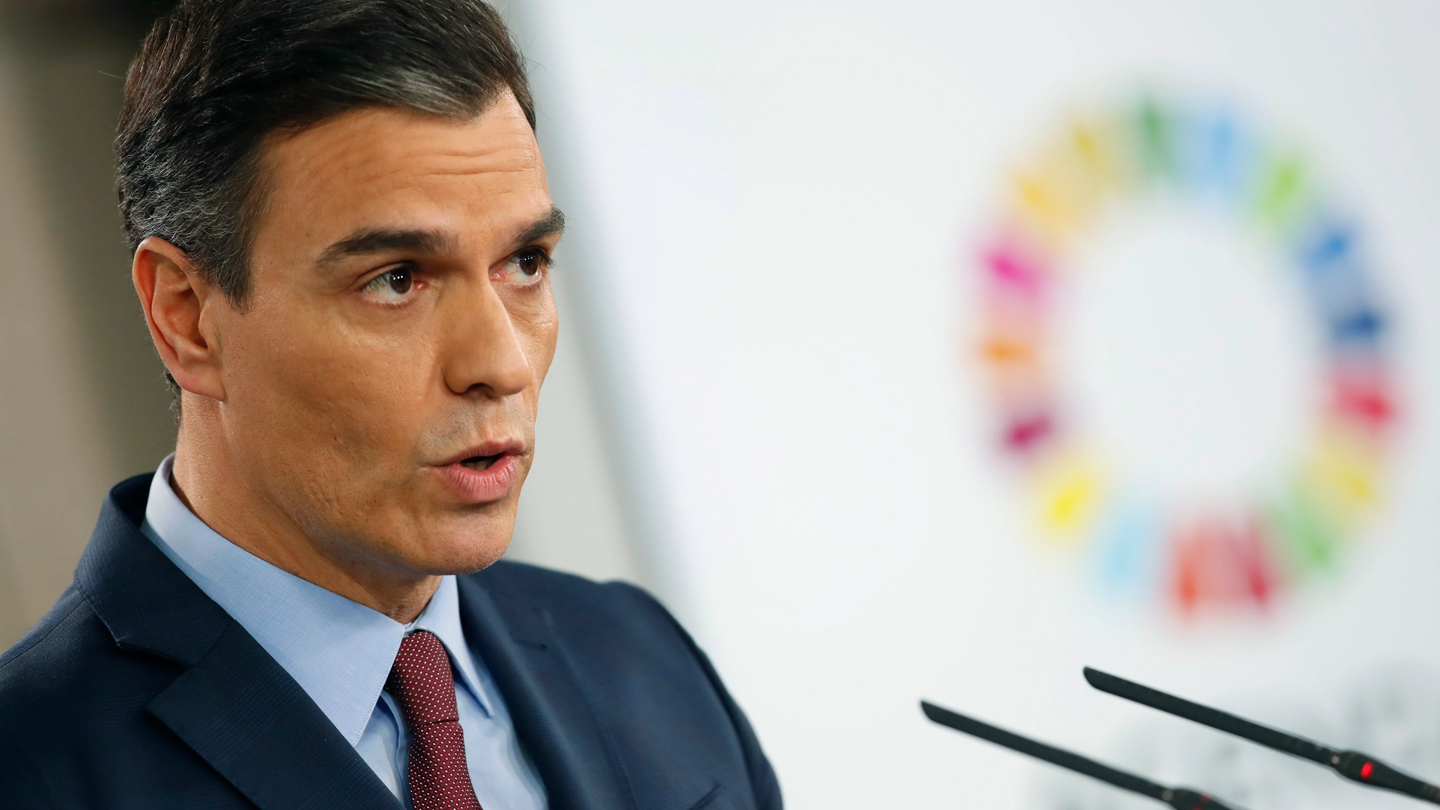 El presidente del Gobierno, Pedro Sánchez