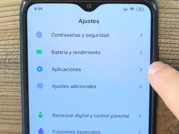 Deshabilitar aplicaciones Deshabilitar aplicaciones