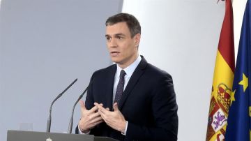 Pedro Sánchez desde La Moncloa