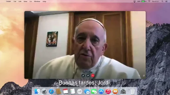 Jordi Évole habla con el papa Francisco por videollamada sobre cómo está viviendo la cuarentena por coronavirus Jordi Évole habla con el papa Francisco por videollamada sobre cómo está viviendo la cuarentena por coronavirus