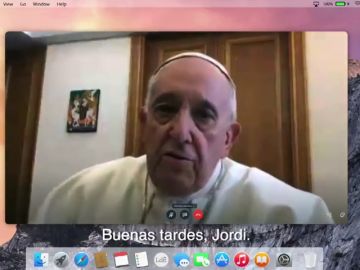 Jordi Évole habla con el papa Francisco por videollamada sobre cómo está viviendo la cuarentena por coronavirus Jordi Évole habla con el papa Francisco por videollamada sobre cómo está viviendo la cuarentena por coronavirus