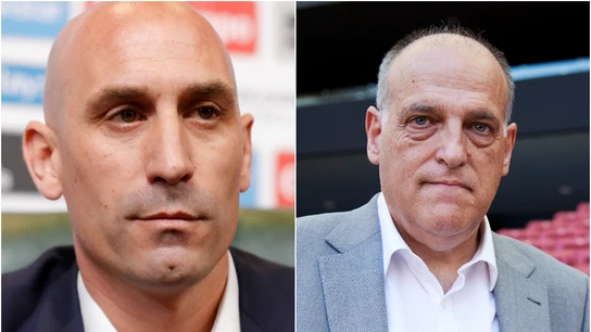 Luis Rubiales y Javier Tebas Luis Rubiales y Javier Tebas