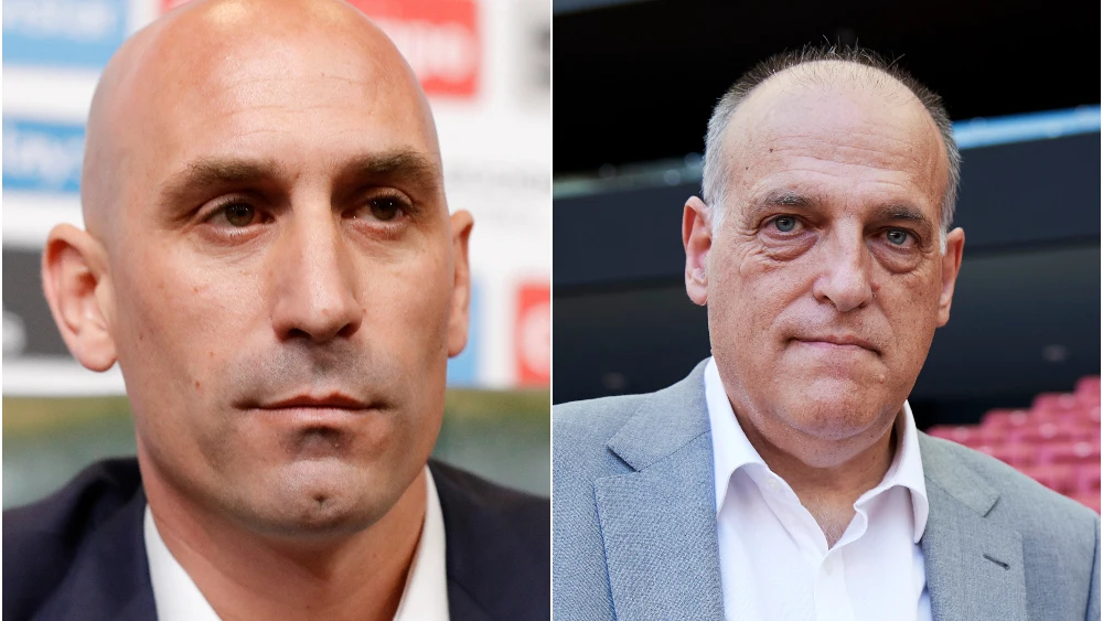 Luis Rubiales y Javier Tebas