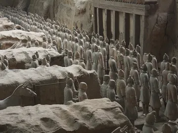 Mausoleo de Qin Shi Huang Mausoleo de Qin Shi Huang