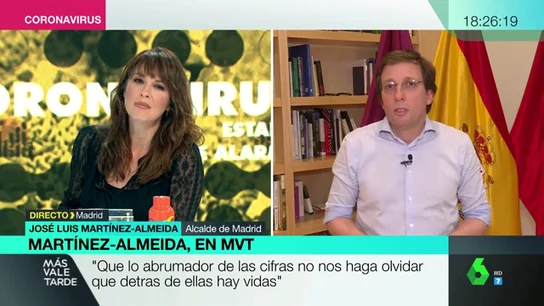 Martínez-Almeida, sobre la crisis del coronavirus: "Yo haré autocrítica antes de mirar a los demás" Martínez-Almeida, sobre la crisis del coronavirus: "Yo haré autocrítica antes de mirar a los demás"
