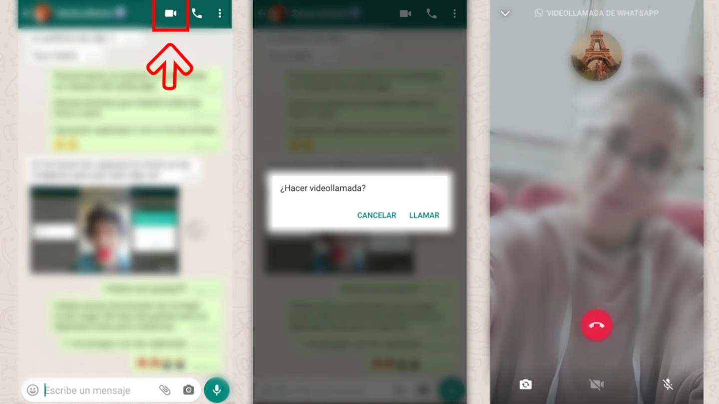 Así se hace una videollamada de WhatsApp paso a paso Videollamadas