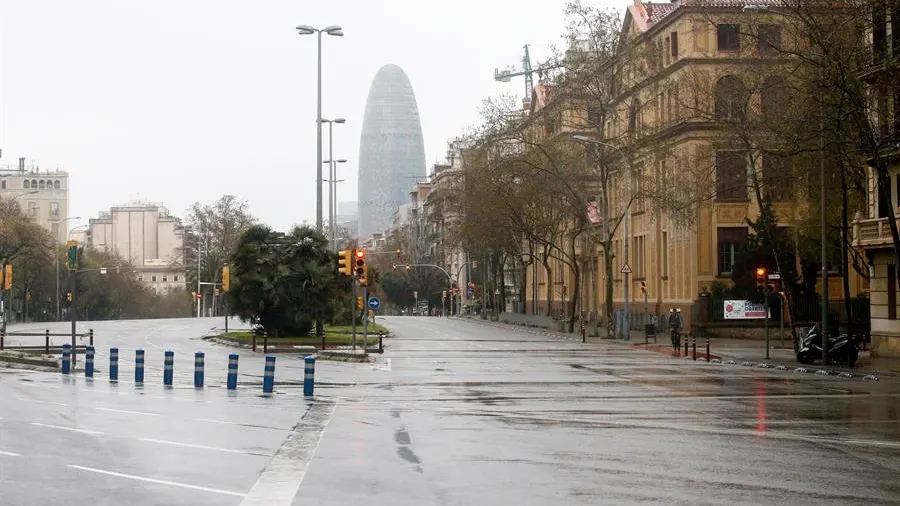 Avenida Diagonal de Barcelona.