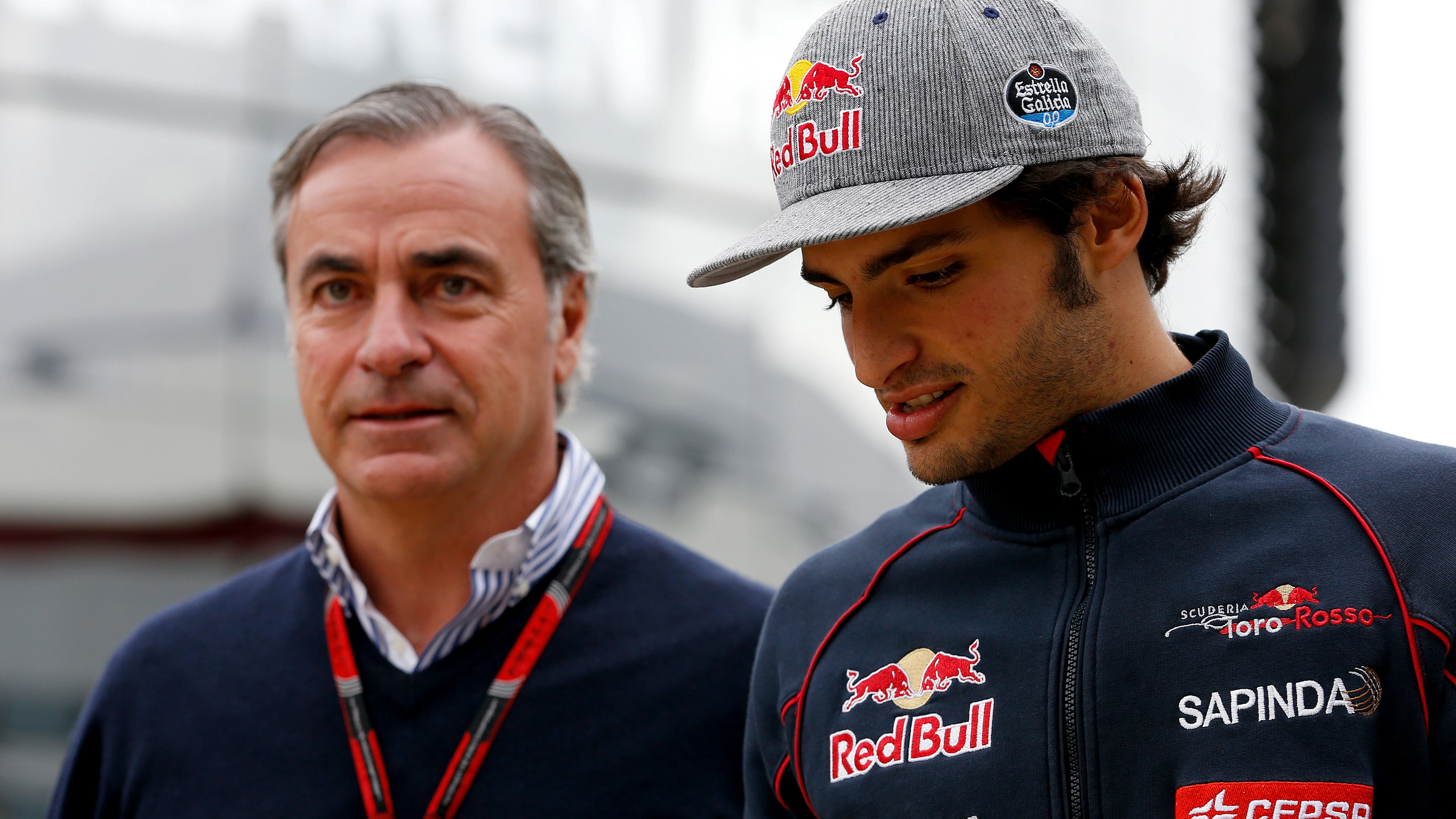 Carlos Sainz padre e hijo.