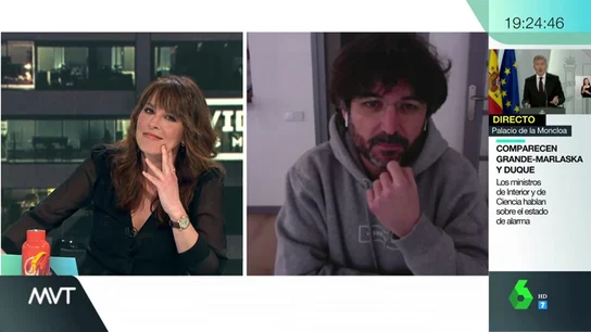 Mamen Mendizábal y Jordi Évole Mamen Mendizábal y Jordi Évole