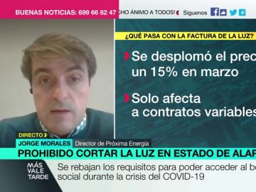 ¿Cómo ahorrar hasta el 15% en la factura de la luz durante el confinamiento?: Jorge Morales nos lo explica ¿Cómo ahorrar hasta el 15% en la factura de la luz durante el confinamiento?: Jorge Morales nos lo explica