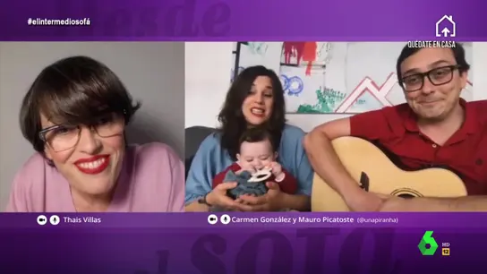Carmen González y Mauro Picatoste versionan canciones. Carmen González y Mauro Picatoste versionan canciones.