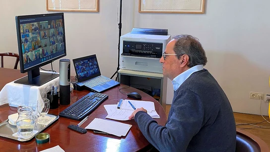 Quim Torra en una imagen de archivo Quim Torra en una imagen de archivo