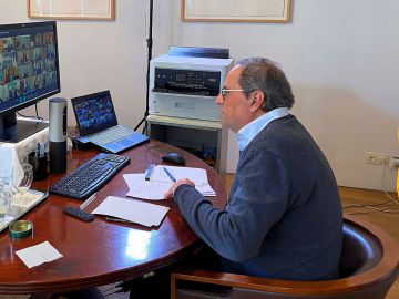 Quim Torra en una imagen de archivo Quim Torra en una imagen de archivo