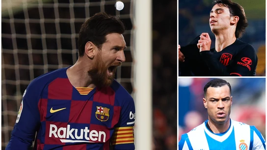 Messi, Joao Félix y Raúl de Tomás Messi, Joao Félix y Raúl de Tomás