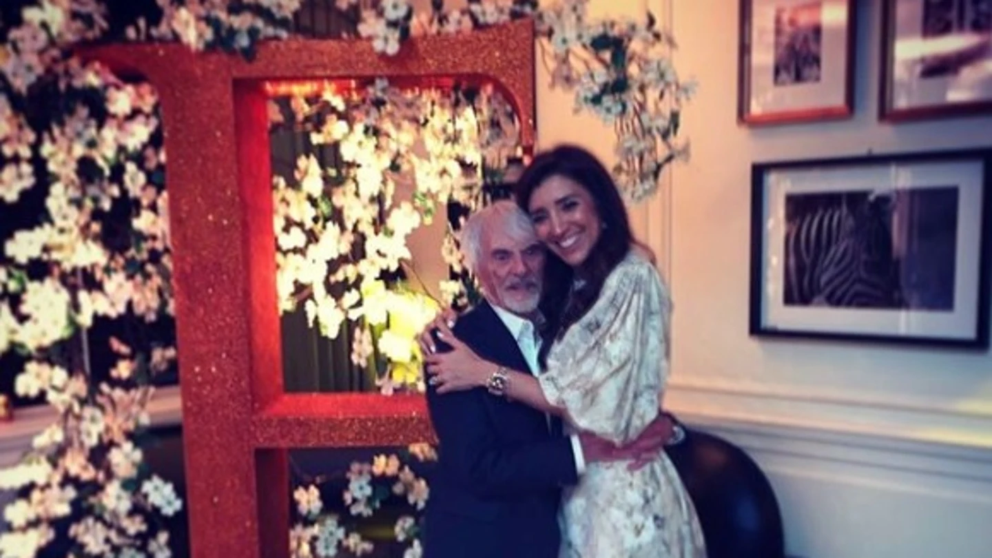 Bernie y Fabiana Ecclestone Bernie y Fabiana Ecclestone