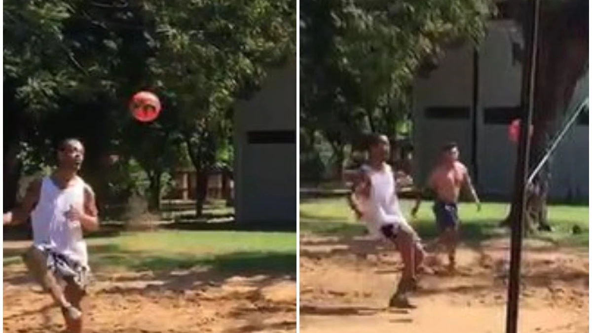 Ronaldinho, en un partido de futvoley