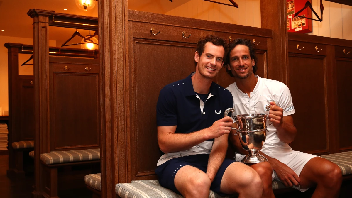 Andy Murray, con Feliciano López