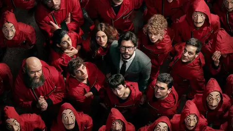 'La casa de papel' en una imagen promocional de la serie  'La casa de papel' en una imagen promocional de la serie