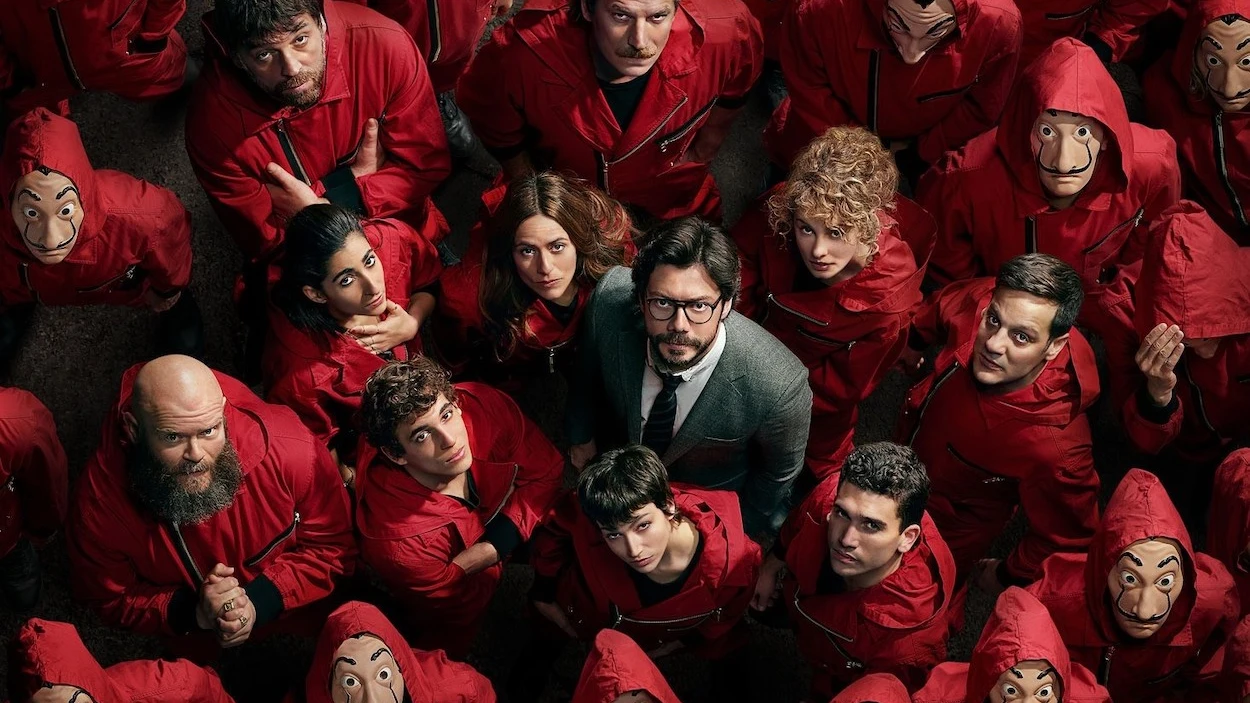  'La casa de papel' en una imagen promocional de la serie