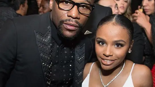 Floyd Mayweather, con su hija Iyanna Floyd Mayweather, con su hija Iyanna