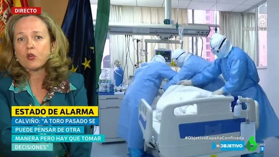 Nadia Callviño, ministra de Economía, en El Objetivo. Nadia Callviño, ministra de Economía, en El Objetivo.