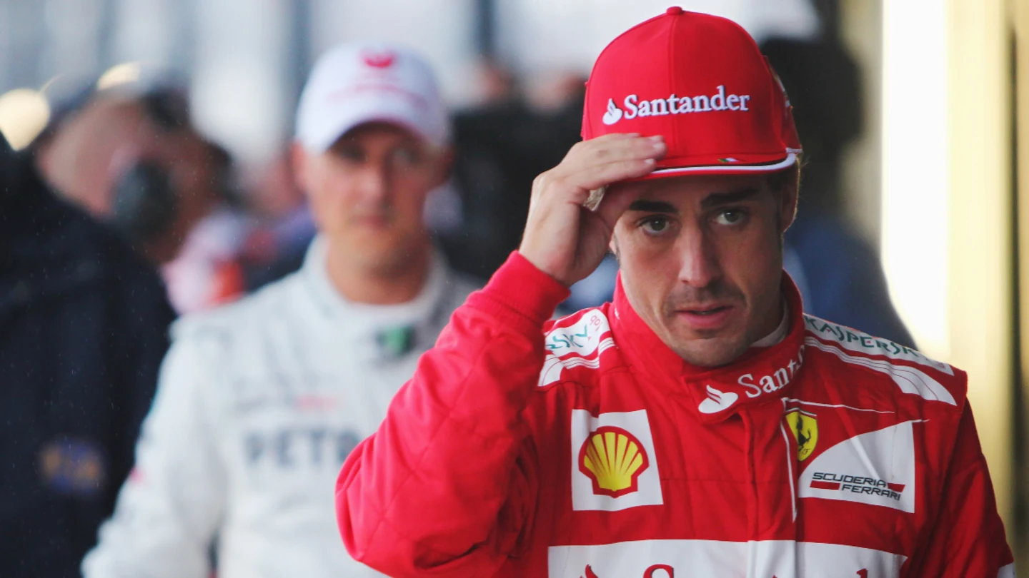 Fernando Alonso, por delante de Michael Schumacher Fernando Alonso, por delante de Michael Schumacher