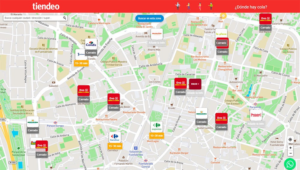La web de Tiendeo
