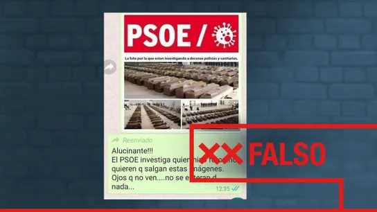 Bulo sobre muertos difundido en redes Bulo sobre muertos difundido en redes