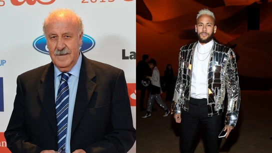 Del Bosque y Neymar Jr. Del Bosque y Neymar Jr.