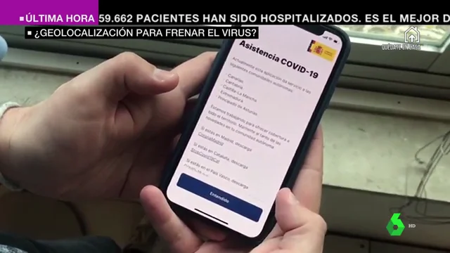 Geolocalización anónima a disposición de los sanitarios: así es la nueva app del Gobierno para controlar los contagios de coronavirus