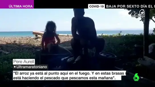 Una familia, atrapada en una playa. Una familia, atrapada en una playa.