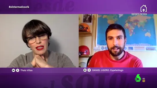 Thais Villas entrevista a un espeleólogo durante el confinamiento Thais Villas entrevista a un espeleólogo durante el confinamiento
