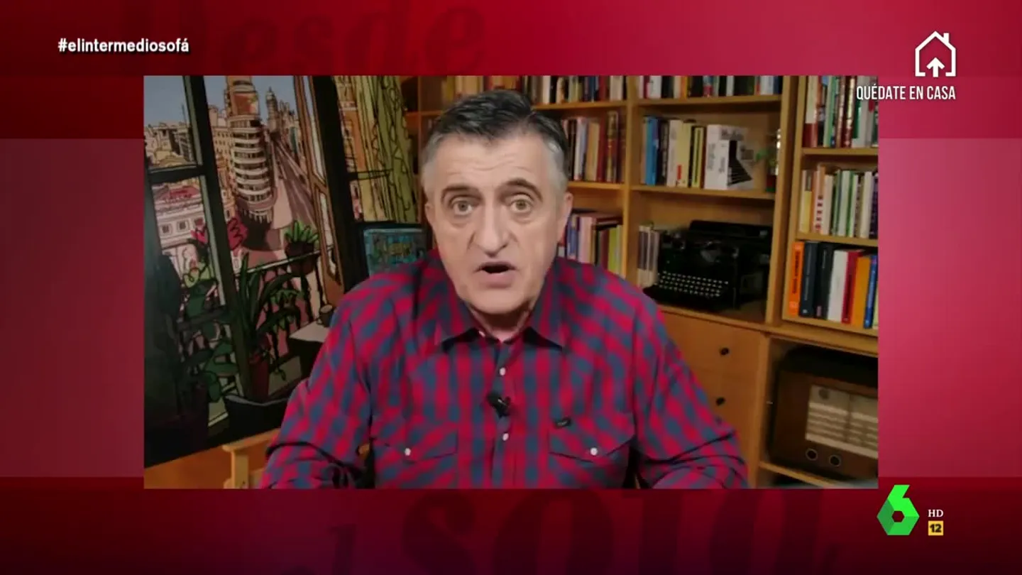 El Gran Wyoming, en El Intermedio El Gran Wyoming, en El Intermedio