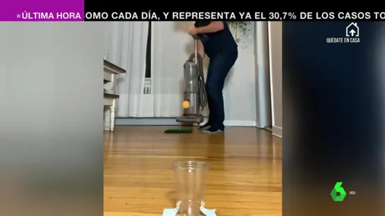 Golf con una aspiradora Golf con una aspiradora