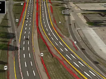 Mapa de una carretera Mapa de una carretera