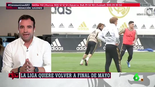 Javier Tebas pone fecha al regreso del fútbol Javier Tebas pone fecha al regreso del fútbol