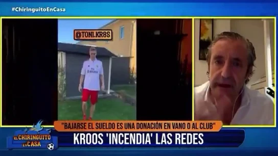 Pedrerol contesta a Kroos. Pedrerol contesta a Kroos.