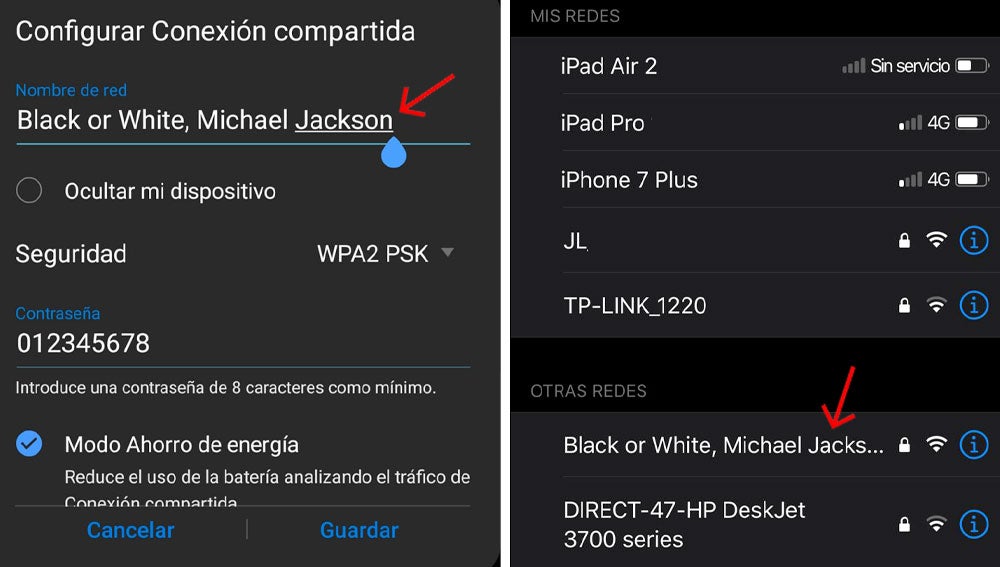 Pedir una canción usando el Wifi del móvil