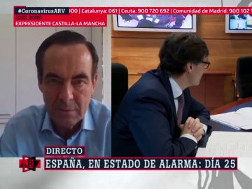 José Bono: "El PP no puede decir que el Gobierno tiene comportamientos letales, de ahí a acusarles de asesinato hay un paso" José Bono: "El PP no puede decir que el Gobierno tiene comportamientos letales, de ahí a acusarles de asesinato hay un paso"