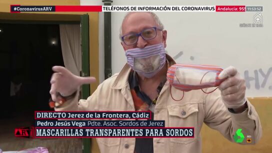 C&oacute;mo leer los labios con mascarilla: la iniciativa que permite a las personas sordas comunicarse en plena crisis del coronavirus