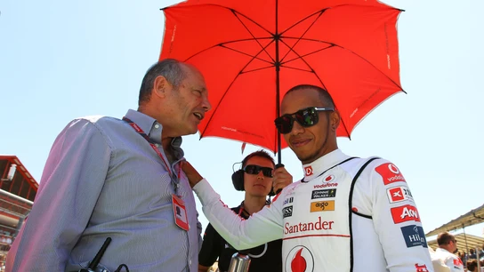 Ron Dennis y Lewis Hamilton Ron Dennis y Lewis Hamilton