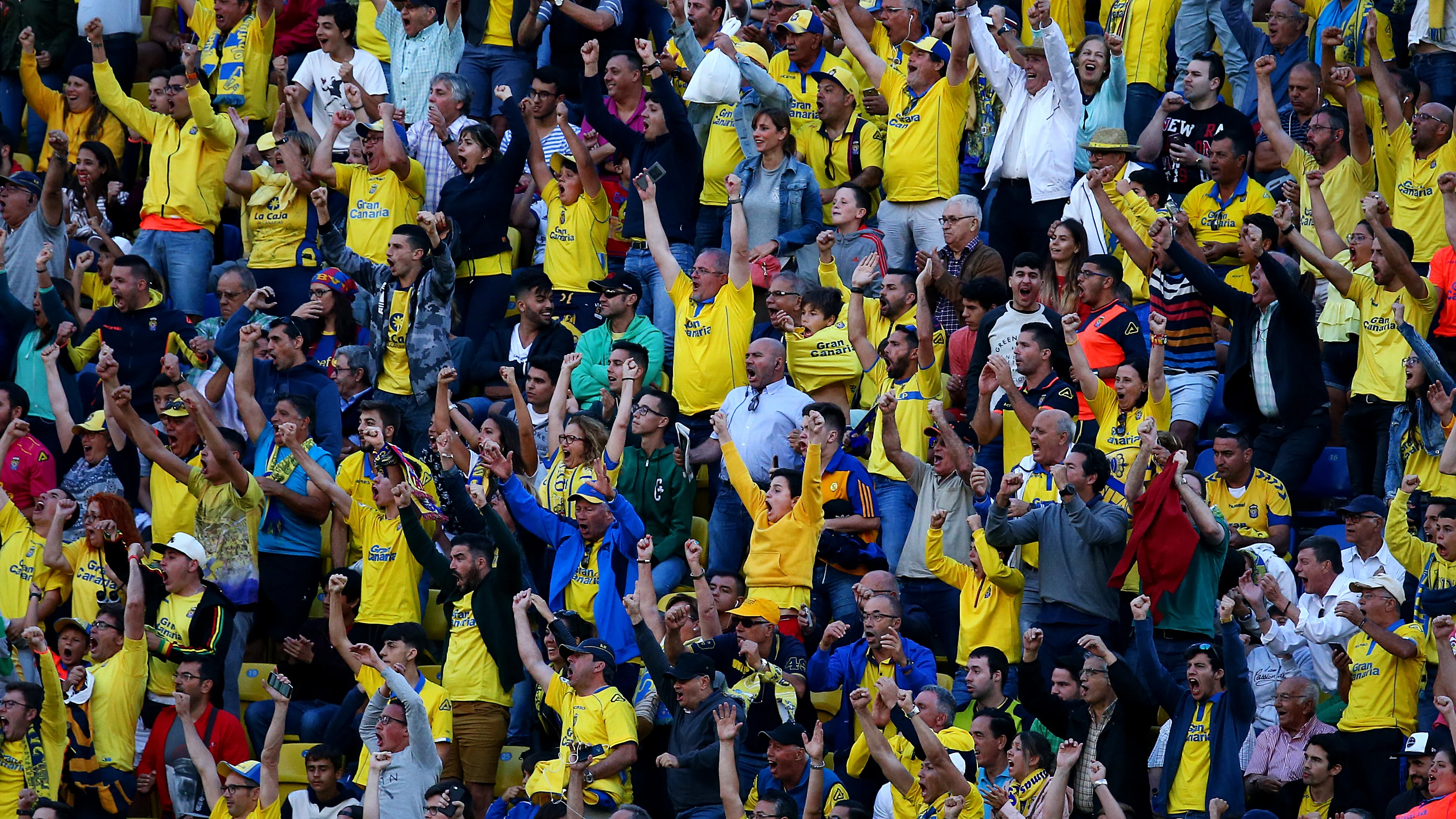 Aficionados de la UD Las Palmas