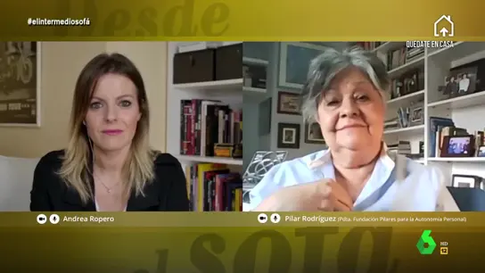 Pilar Rodríguez, presidenta de la Fundación Pilares para la Autonomía de las Personas Pilar Rodríguez, presidenta de la Fundación Pilares para la Autonomía de las Personas
