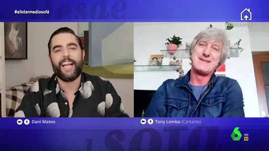 Dani Mateo descubre a Tony Lomba, uno de esos héroes que cada tarde monta el show en su balcón Dani Mateo descubre a Tony Lomba, uno de esos héroes que cada tarde monta el show en su balcón