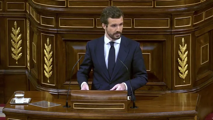 Pablo Casado, presidente del PP