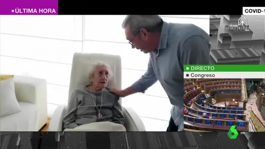 Micaela, recuperada tras sufrir coronavirus a sus 100 años Micaela, recuperada tras sufrir coronavirus a sus 100 años