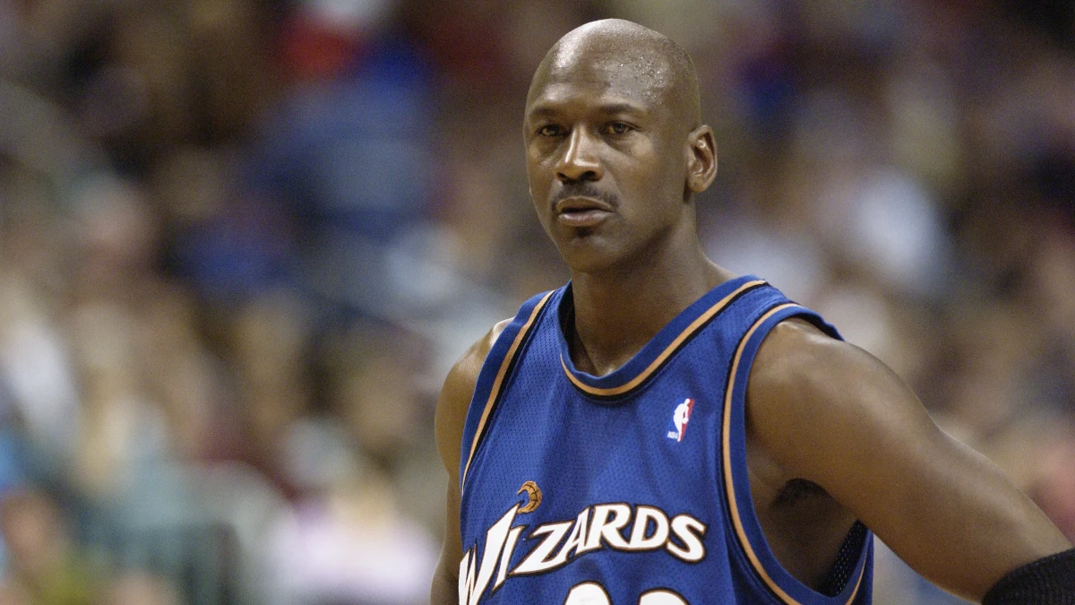 Michael Jordan, con los Wizards